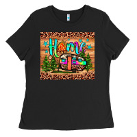 Black home Ladies Tee - JahusDesignShop