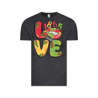Vintage Black love juneteenth lips Vintage Tee - MaliasSmallBusiness