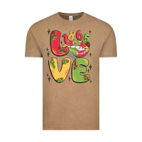 Vintage Coffee love juneteenth lips Vintage Tee - MaliasSmallBusiness