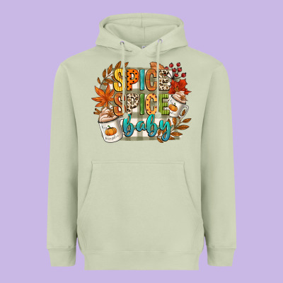 Spice Spice Baby Heavyweight Hoodie Designed By Cowgirlartshop