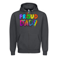 Smoke Proud Dad Zipper Hoodie - NancyCooperArtShop