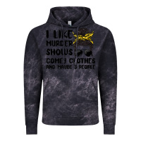Cloud Black i like murder shows comfy clothes and maybe 3 peop Vintage Hoodie - MaliasSmallBusiness