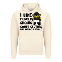 Vintage Artic i like murder shows comfy clothes and maybe 3 peop Vintage Hoodie - MaliasSmallBusiness