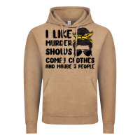Vintage Coffee i like murder shows comfy clothes and maybe 3 peop Vintage Hoodie - MaliasSmallBusiness