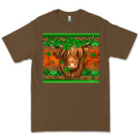 Cacao st patricks day long haired cow Premium Tee - Jasminsmagicworld