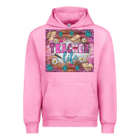 Fuchsia Pink teacher life tumbler Urban Hoodie - BundleAndBundleShop