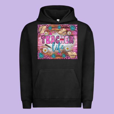 Teacher Life Tumbler Urban Hoodie Designed By Bundleandbundleshop