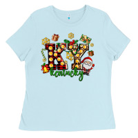 Baby Blue ky kentucky christmas Ladies Tee - AdoDesignShop