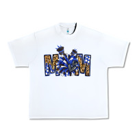 White cheer mom Urban Heavy Tee - NancyCooperArtShop