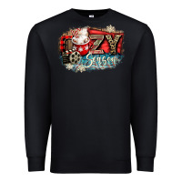Black cozy season Premium Sweatshirt - CowGirlArtShop
