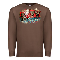 Chestnut cozy season Premium Sweatshirt - CowGirlArtShop