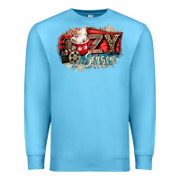 Ocean Blue cozy season Premium Sweatshirt - CowGirlArtShop