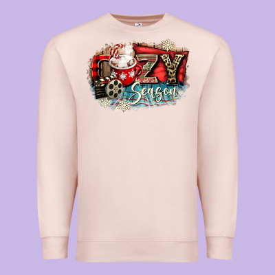 Cozy Season Premium Sweatshirt Designed By Cowgirlartshop
