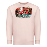 Pale Pink cozy season Premium Sweatshirt - CowGirlArtShop