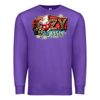 Purple cozy season Premium Sweatshirt - CowGirlArtShop