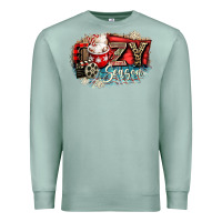 Seafoam cozy season Premium Sweatshirt - CowGirlArtShop