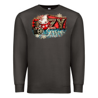 Smoke cozy season Premium Sweatshirt - CowGirlArtShop