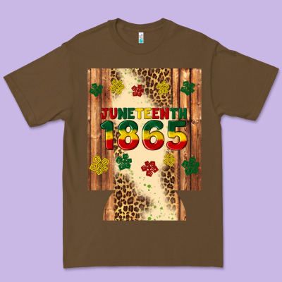 Juneteenth 1865 12 Oz Can Cooler (regular) Premium Tee Designed By Artiststas