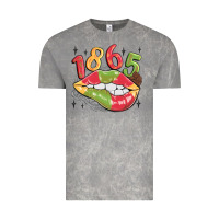 Cloud Rock 1865 juneteenth lips Vintage Tee - MaliasSmallBusiness