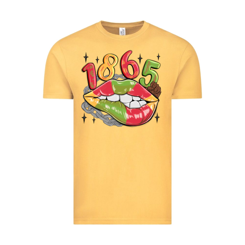 1865 Juneteenth Lips Vintage Tee by MaliasSmallBusiness | Teevron