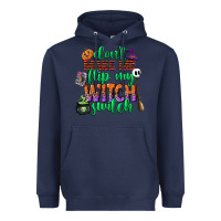 Navy dont make me flip my witch switch Heavyweight Hoodie - CowGirlArtShop