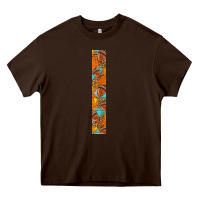Chocolate Brown fall leaf Heavy Core Tee - BundleAndBundleShop