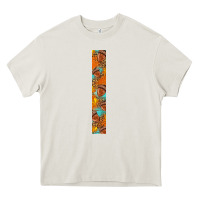 Cream fall leaf Heavy Core Tee - BundleAndBundleShop