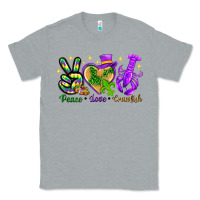Heather Grey peace love crawfish Classic Tee - NancyCooperArtShop