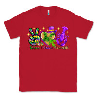 Red peace love crawfish Classic Tee - NancyCooperArtShop