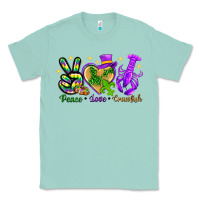 Seafoam peace love crawfish Classic Tee - NancyCooperArtShop