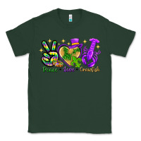 Sports Green peace love crawfish Classic Tee - NancyCooperArtShop