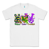 White peace love crawfish Classic Tee - NancyCooperArtShop