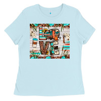 Baby Blue love camp Ladies Tee - JahusDesignShop