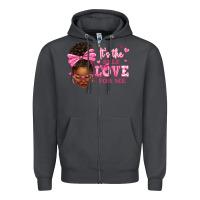 Smoke it's the self love for me afro woman Zipper Hoodie - texasbilliewilder