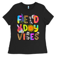 Black field day vibes Ladies Tee - RanaPortraitStore