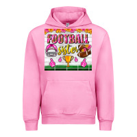 Fuchsia Pink football sister tumbler Urban Hoodie - BundleAndBundleShop