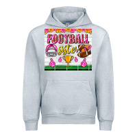Heather Grey football sister tumbler Urban Hoodie - BundleAndBundleShop