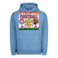 Pigment Pebble Blue football sister tumbler Urban Hoodie - BundleAndBundleShop