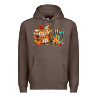 Coffee hay fall Premium Hoodie - CowGirlArtShop