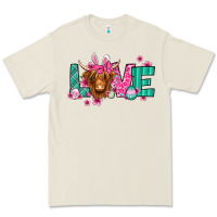 Bone love easter floral longhaired cow Premium Tee - Jasminsmagicworld
