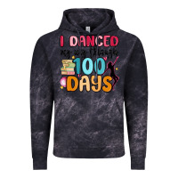 Cloud Black i danced my way through 100 days Vintage Hoodie - MaliasSmallBusiness