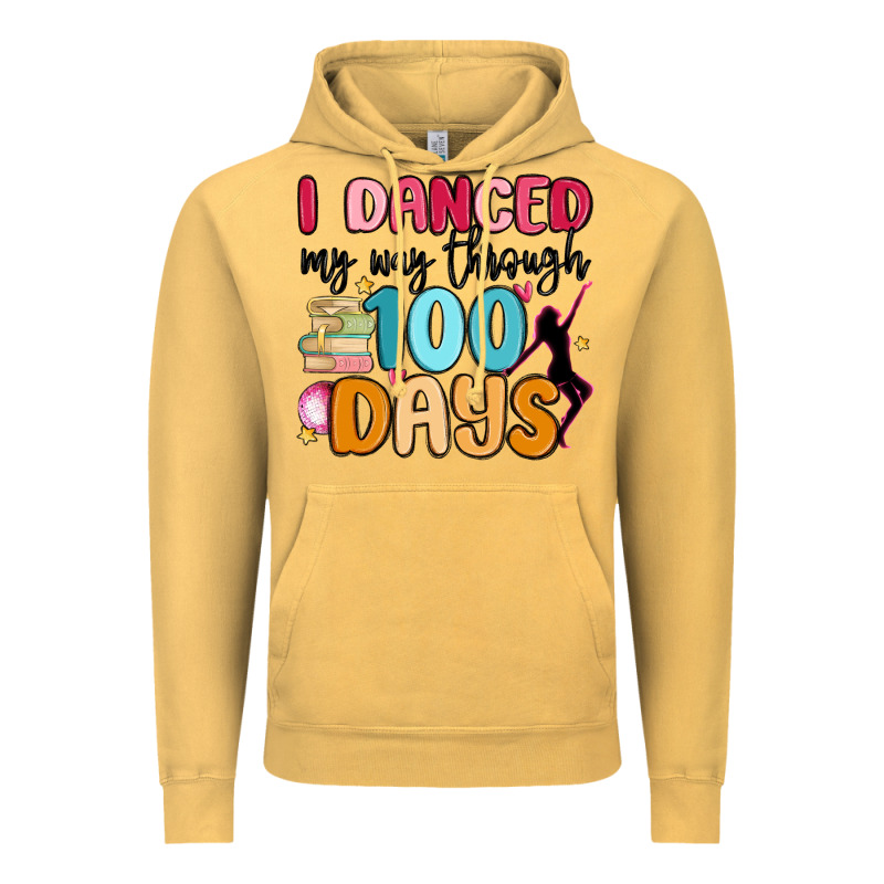 I Danced My Way Through 100 Days Vintage Hoodie by MaliasSmallBusiness | Teevron