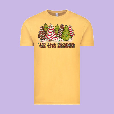 Tis The Season Little Debbie Tree Cakes Vintage Tee Designed By Jahusdesignshop