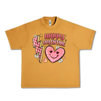 Peanut Butter happy valentine heart Urban Heavy Tee - MaliasSmallBusiness