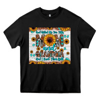Black god gifted me two titles mom and grandma and i rock them both Heavy Core Tee - JahusDesignShop