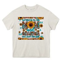 Cream god gifted me two titles mom and grandma and i rock them both Heavy Core Tee - JahusDesignShop