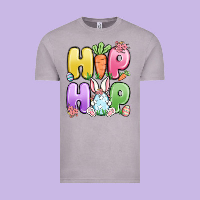 Easter Hip Hop Vintage Tee Designed By Maliassmallbusiness