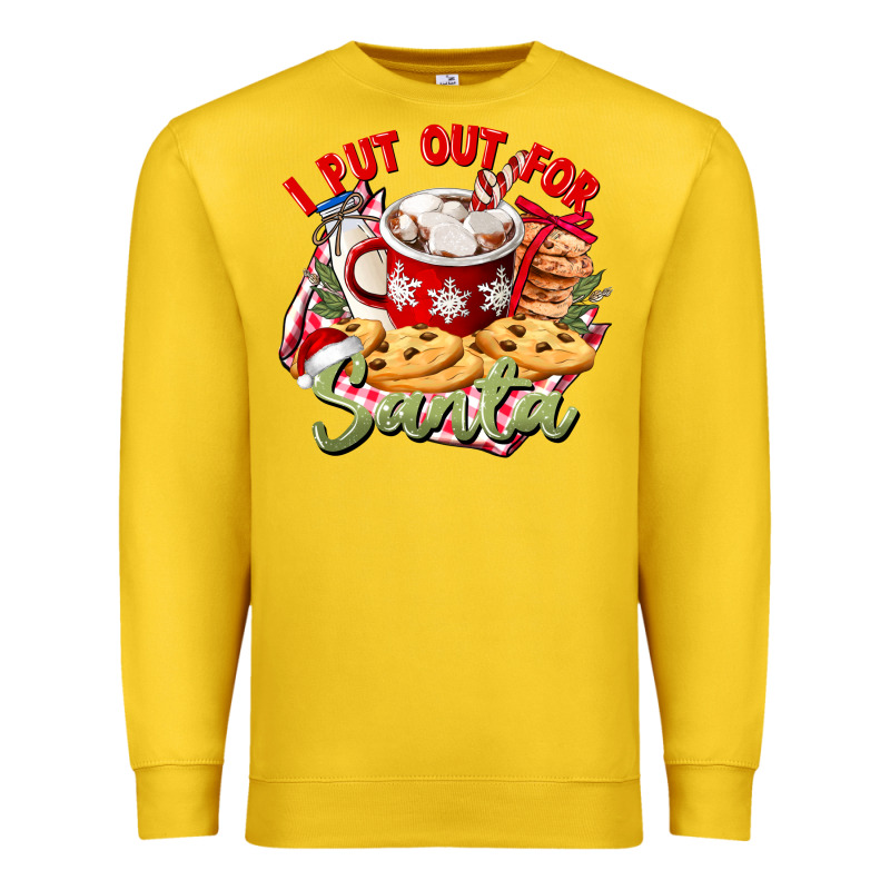 I Put Out For Santa Premium Sweatshirt by CowGirlArtShop | Teevron