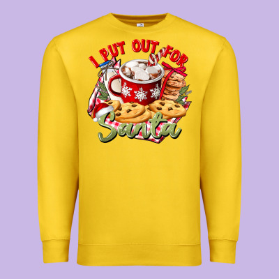I Put Out For Santa Premium Sweatshirt Designed By Cowgirlartshop
