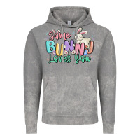 Cloud Rock some bunny loves you easter Vintage Hoodie - MaliasSmallBusiness